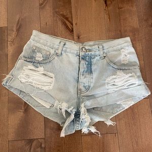 One Teaspoon Jean Shorts